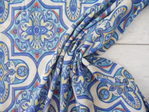 Greek Plaza Viscose Challis Lawn, £17.50 p/m